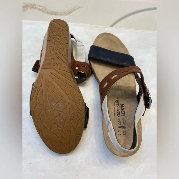 NAOT women’s Dynasty Wedge Sandals Size 41 US Size 10 NWOT New, never worn - Picture 5 of 10